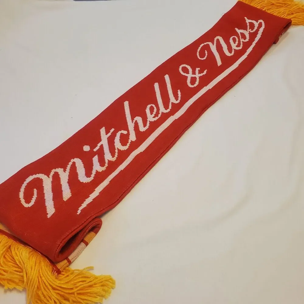 Mitchell & Ness Vintage Scarf Calgary Flames NHL Hockey Canada Red Yellow